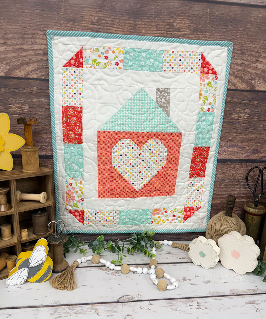 Home Sweet Home Quilt Kit using Delightfully Yours by Sherri & Chrisi for Moda Fabrics