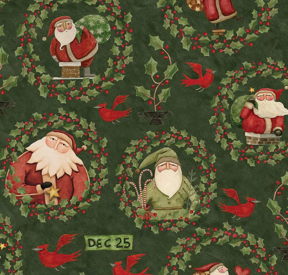 Up On The Housetop | C14731 | Santa - Holly