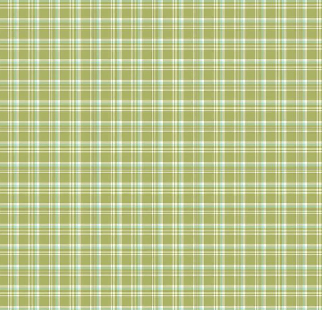 Hello Spring | C12964 | Plaid - Green