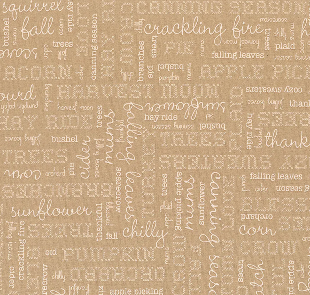 Autumn | C14667 | Words - Tea Dye