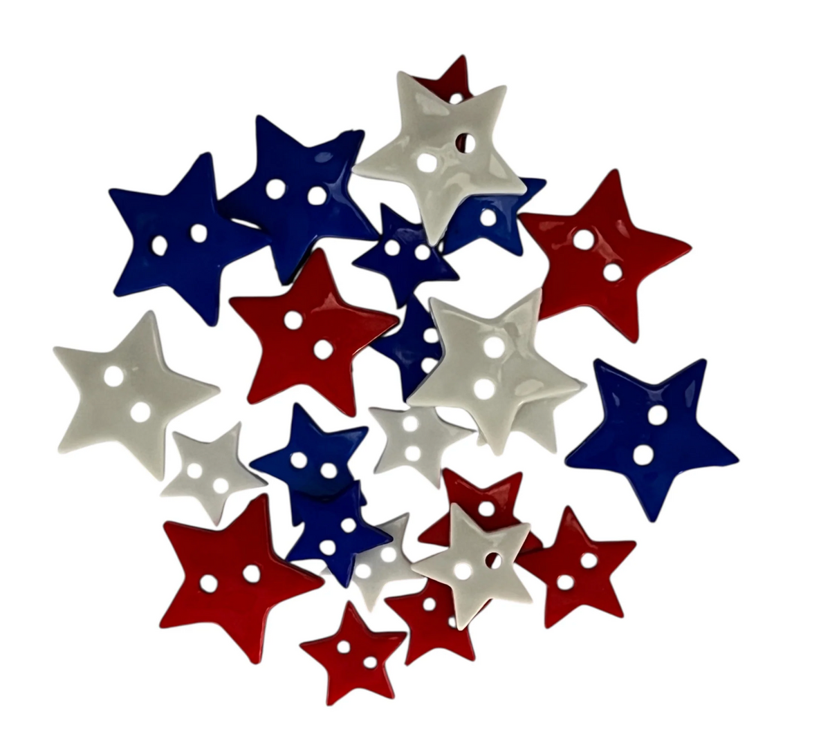 America 250 All American Star Buttons - by Buttons Galore and More