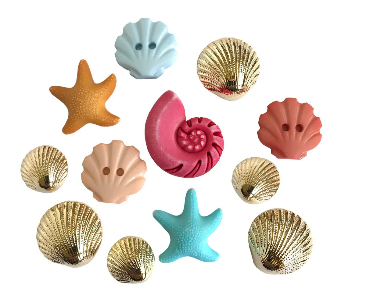 Beach Treasures - Beach & Ocean by Buttons Galore and More