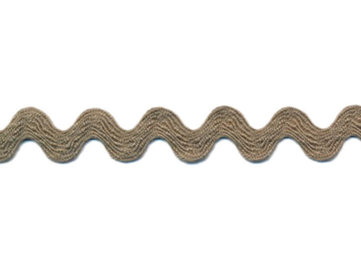 Medium Ric Rac, 1/2 inch - Dark Taupe