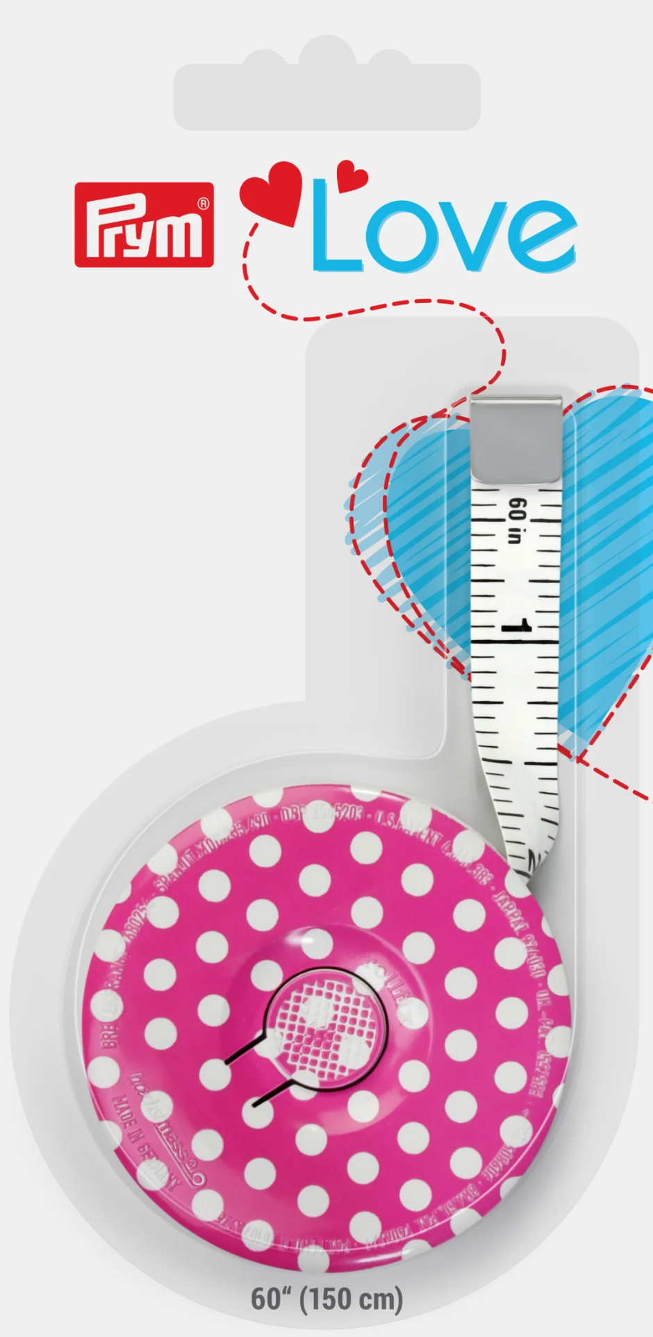 60" Retractable Spring Tape Measure