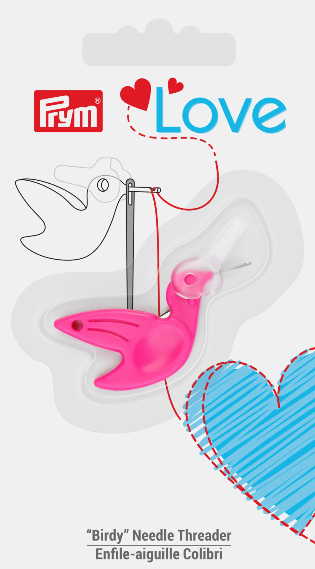 "Birdy" Needle Threader with Thread Cutter