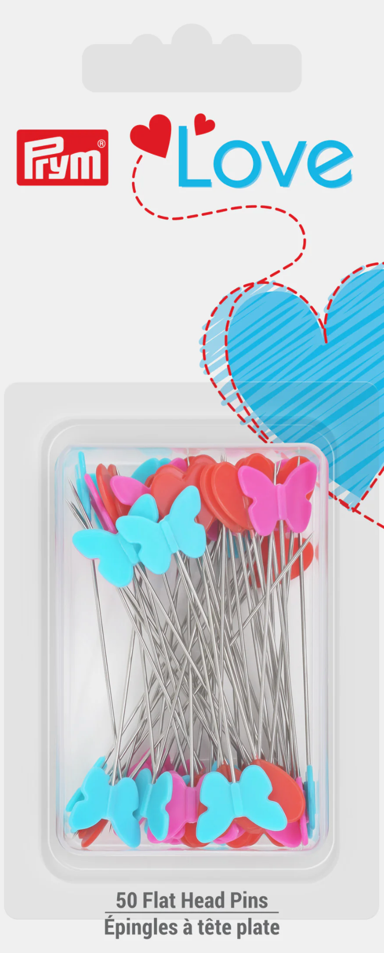 2-1/8" Flat Head Pins 50 pc