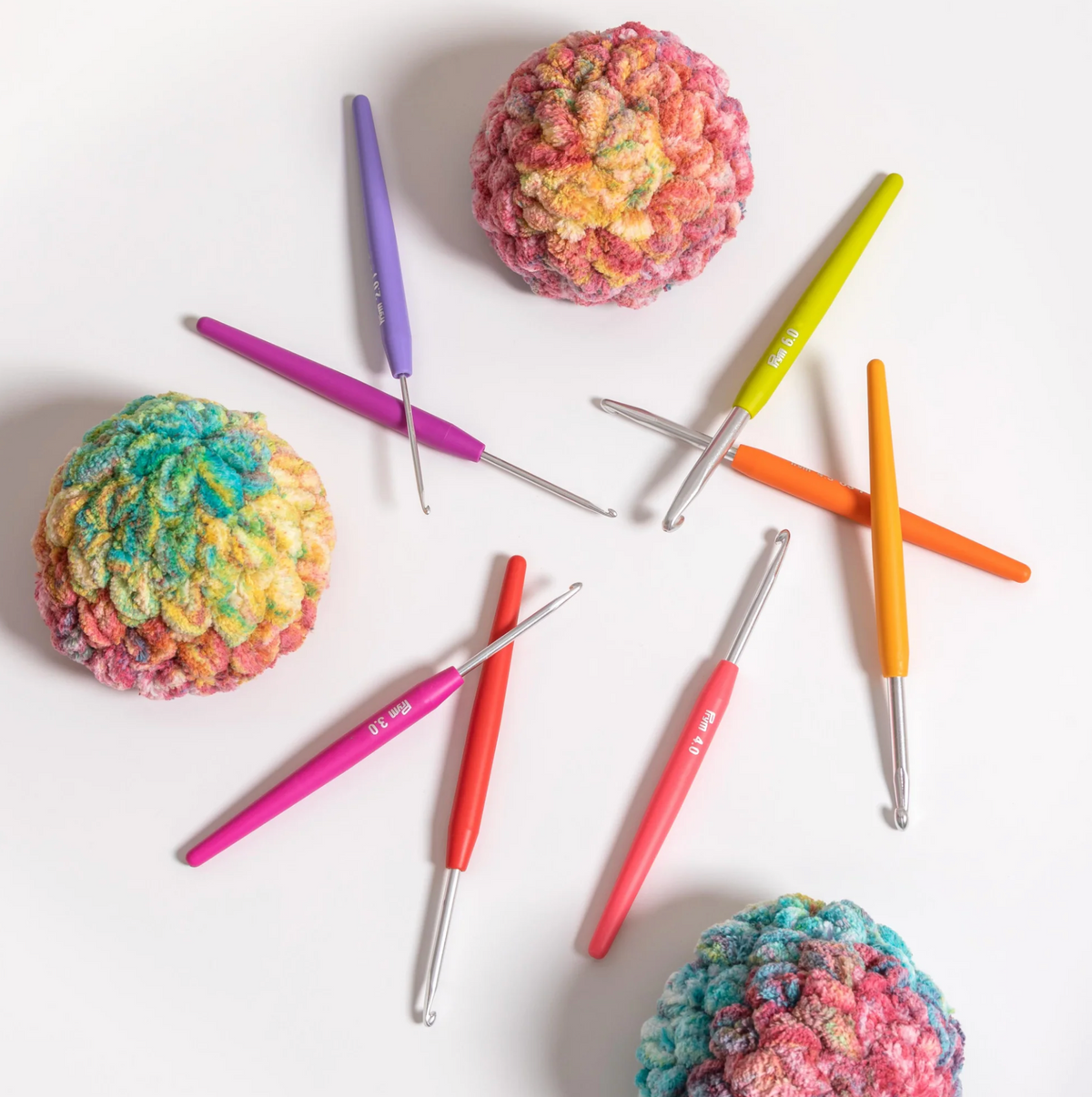 Soft Grip Aluminum Crochet Hook Set