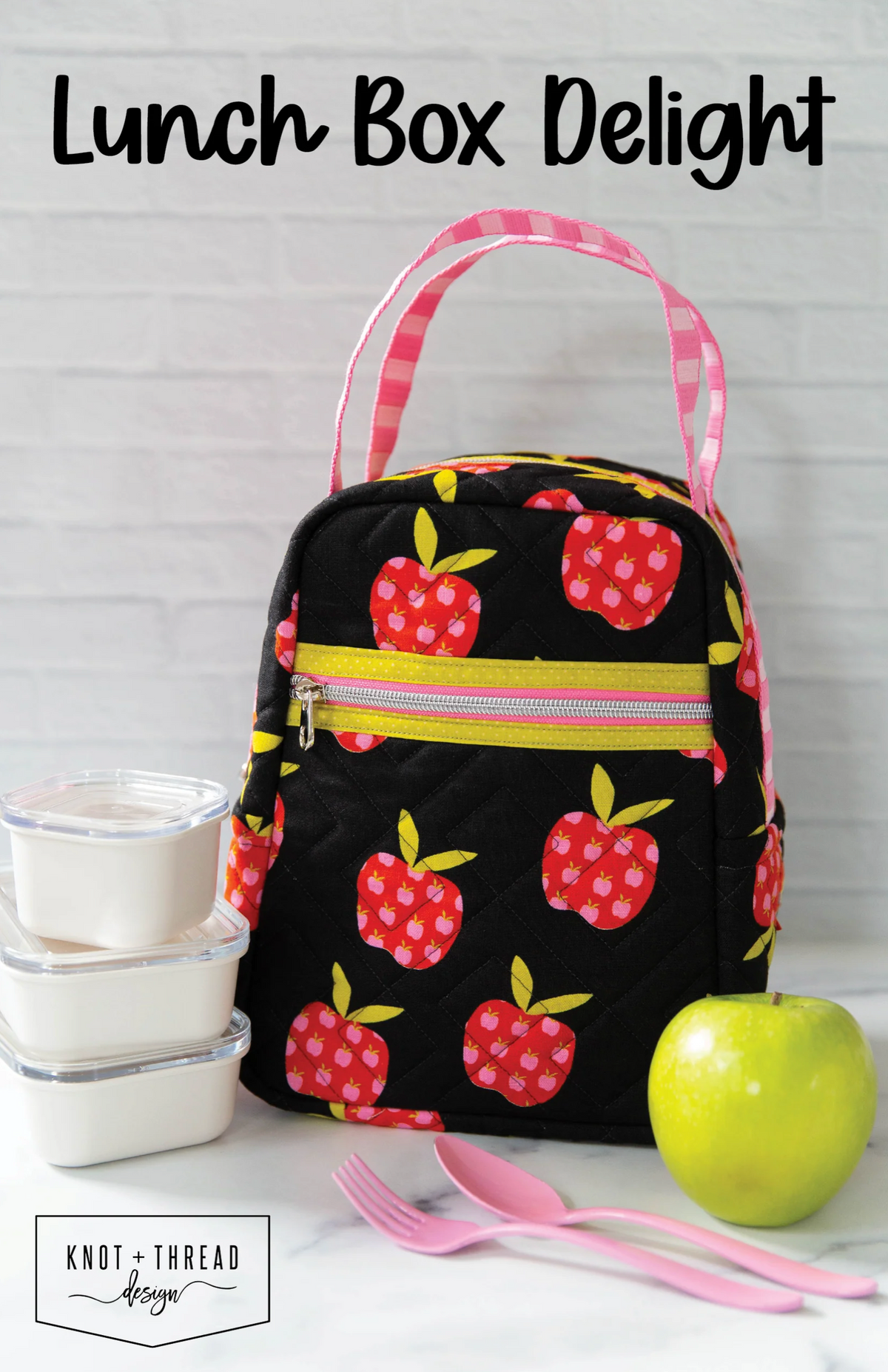 Lunch Box Delight Quilt Pattern by Knot + Thread Designs - Paper Pattern