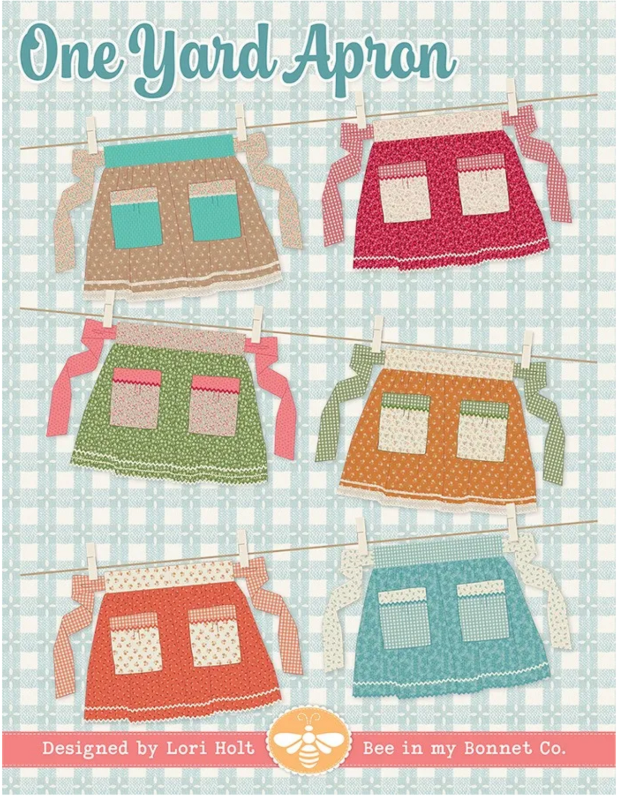 One-Yard Apron Quilt Pattern by Lori Holt of Bee in my Bonnet - Paper Pattern