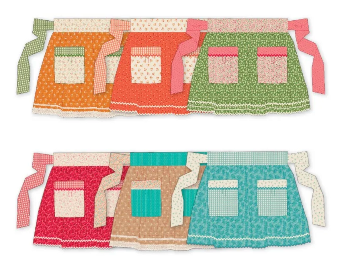 One-Yard Apron Quilt Pattern by Lori Holt of Bee in my Bonnet - Paper Pattern