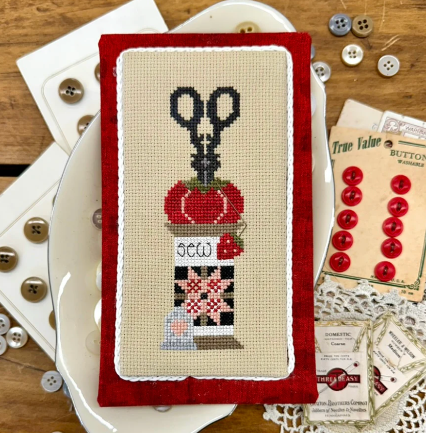 Stitched Spools Thru the Year: March Cross Stitch by Buttermilk Basin  - Paper Pattern