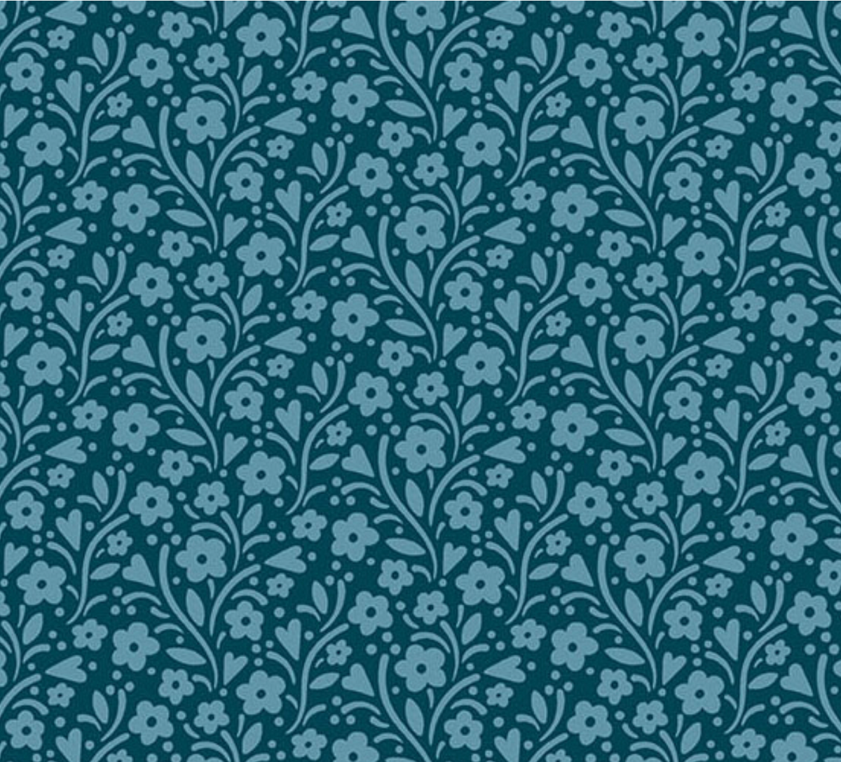 Cozy House | A-1254-B | Marnie's Garden - Blue