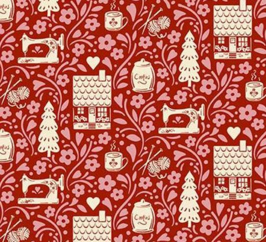 Cozy House | A-1251-R | Red