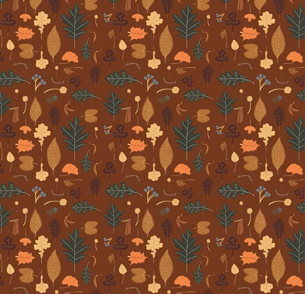Pumpkin Spice | C14991 | Leaves - Brown