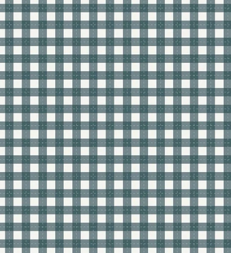 Afternoon Tea | C14035 | Printed Gingham - Cape Verde