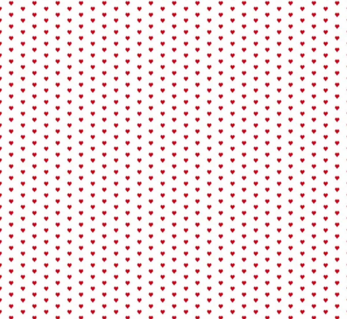 Mini Heart | A-1233-L | White/Red