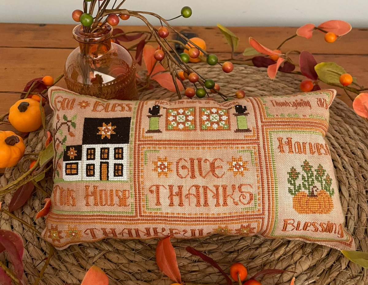 God Bless This House Cross Stitch by Mani Di Donna - Paper Pattern