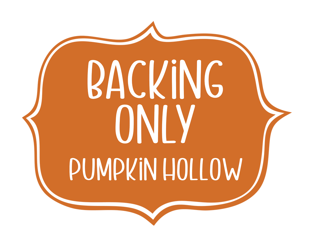 Pumpkin Hollow Backing featuring Birch and Willow Fabric by Sherri & Chelsi for Moda Fabrics BACKING ONLY