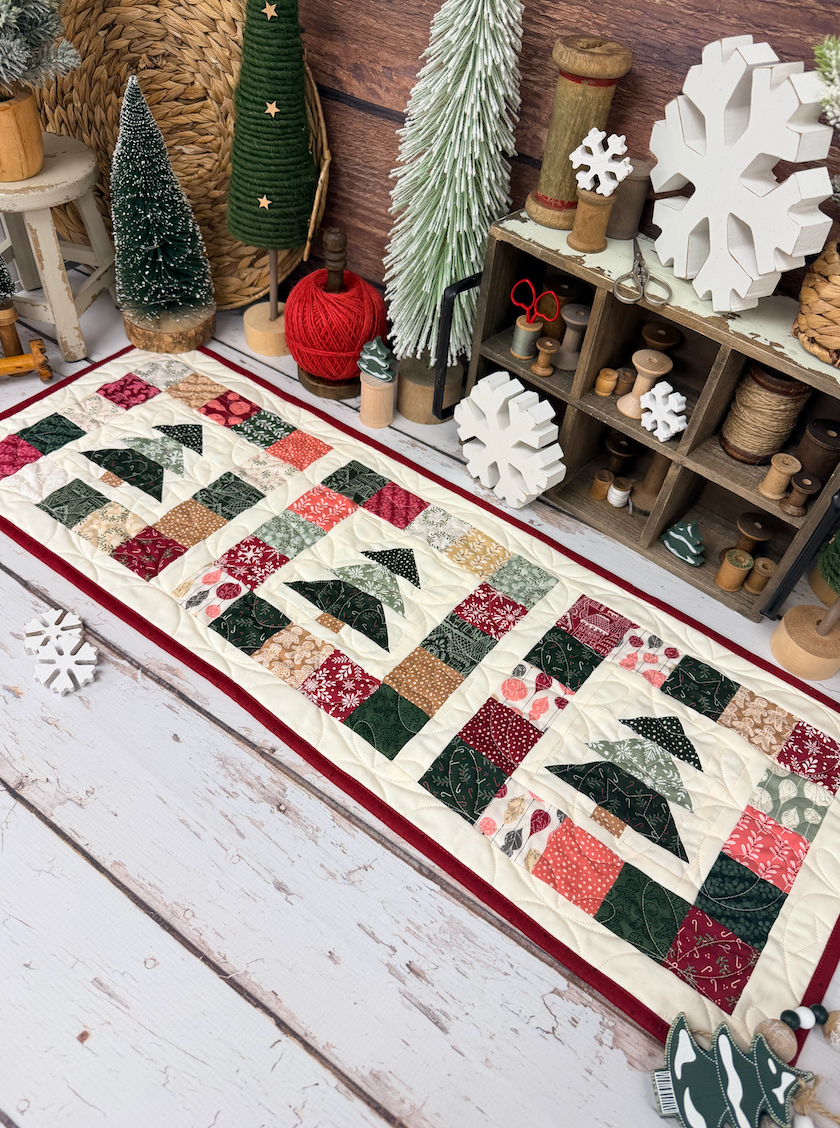 O Christmas Tree II Quilt Kit using Gingerbread Lane by Kiley's Quilt Room for Moda Fabrics