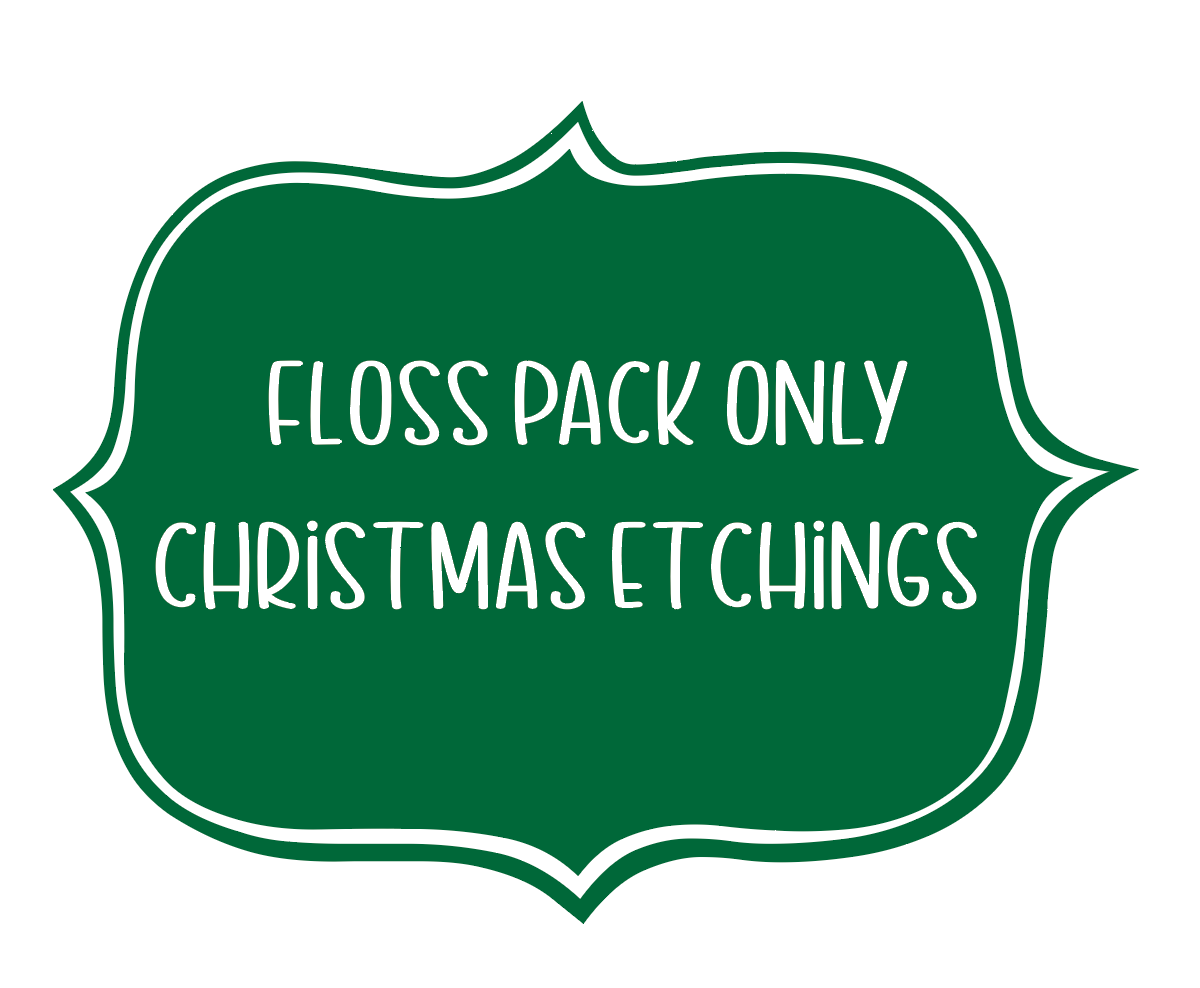 Floss Pack Only for Christmas Etchings by Heart in Hand