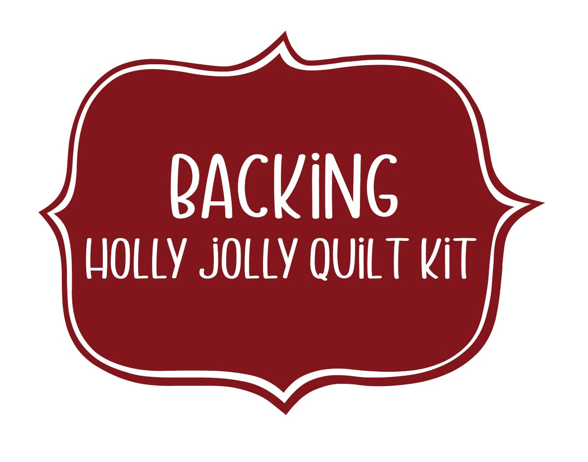 Holly Jolly Quilt Backing QK-126