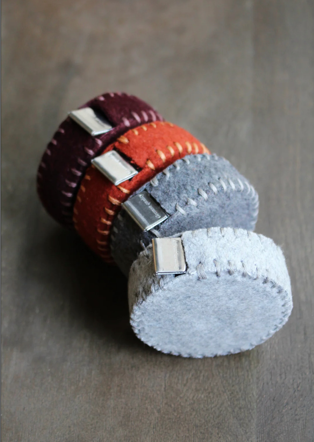 Hand-Stitched Woolen Tape Measures