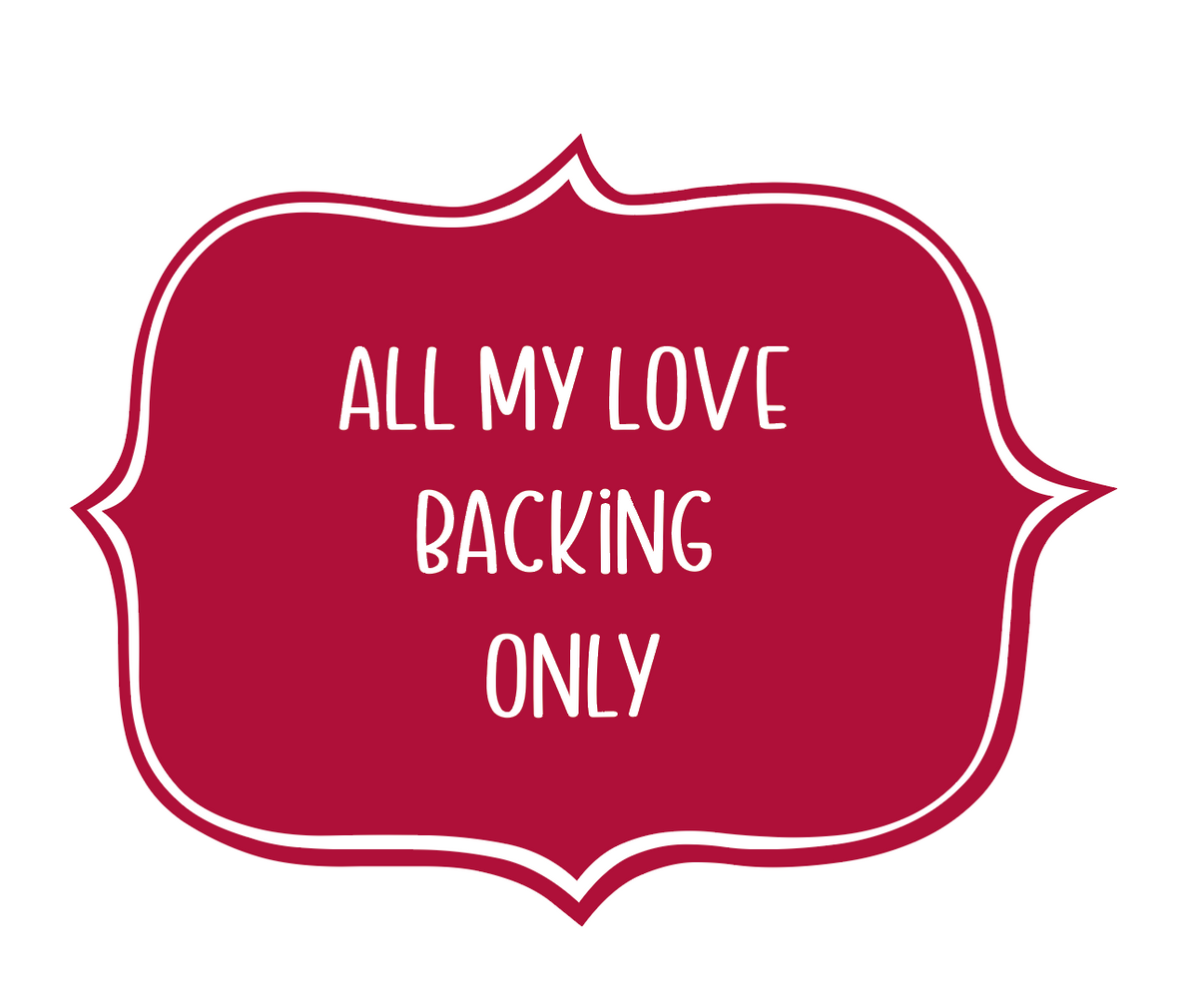 All My Love Backing Only