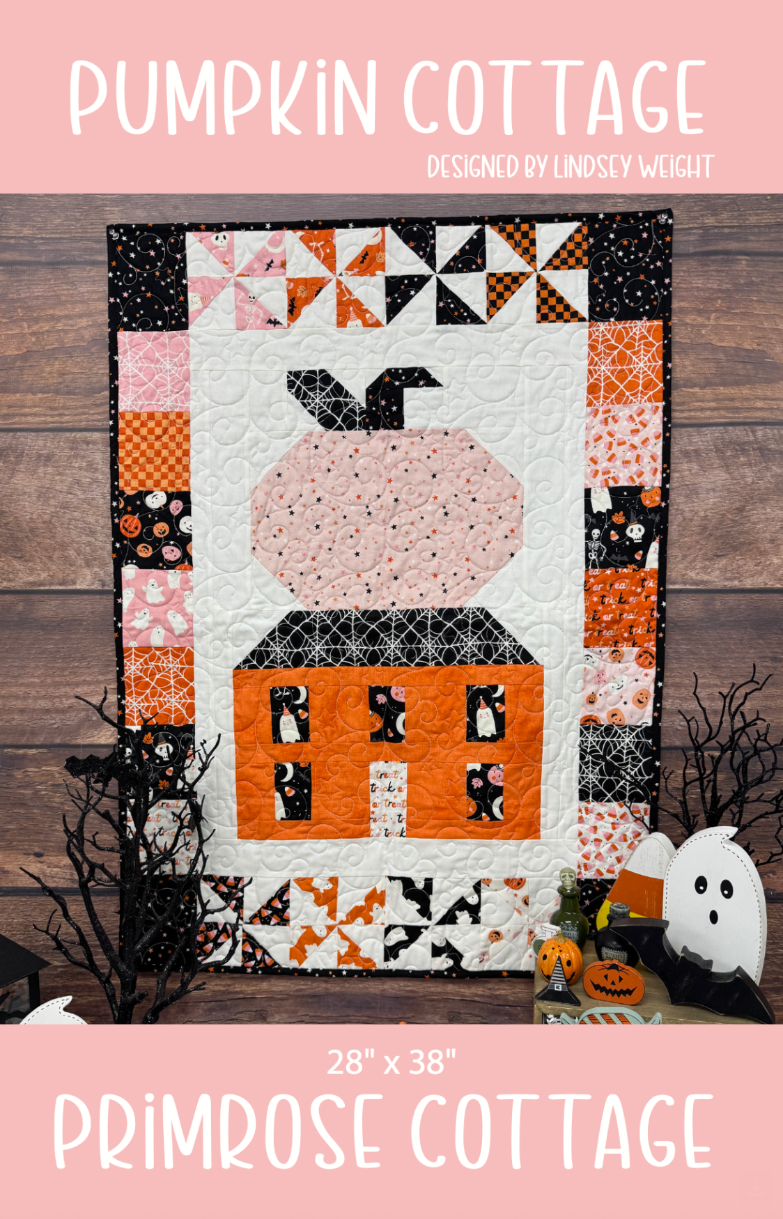 Pumpkin Cottage - Free Pattern Friday Kit for August 2025