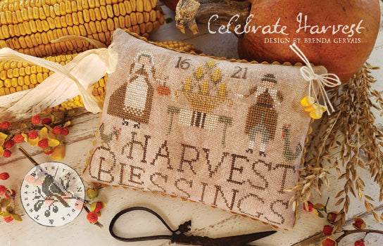 Celebrate Harvest Cross Stitch by With Thy Needle & Thread - Paper Pattern