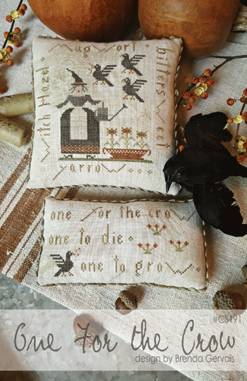 One for the Crow Cross Stitch by With Thy Needle & Thread - Paper Pattern