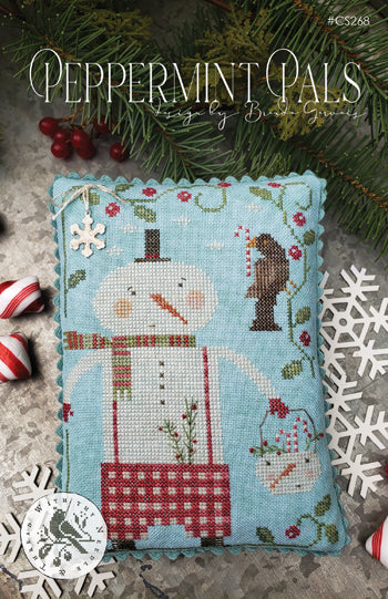 Peppermint Pals Cross Stitch by With Thy Needle & Thread - Paper Pattern