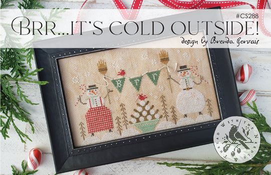 Brr...It's Cold Outside! Cross Stitch by With Thy Needle & Thread - Paper Pattern