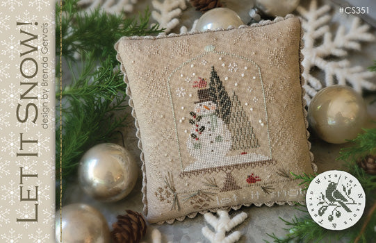 Let it Snow Cross Stitch by With Thy Needle & Thread - Paper Pattern