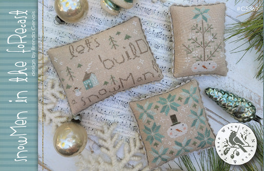 Snowmen in the Forecast Cross Stitch by With Thy Needle & Thread - Paper Pattern