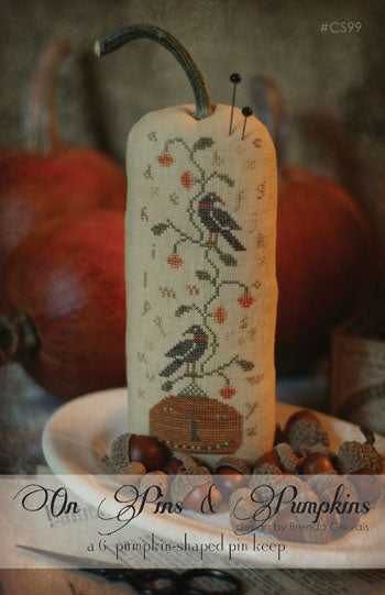 On Pins & Pumpkins Cross Stitch by With Thy Needle & Thread - Paper Pattern