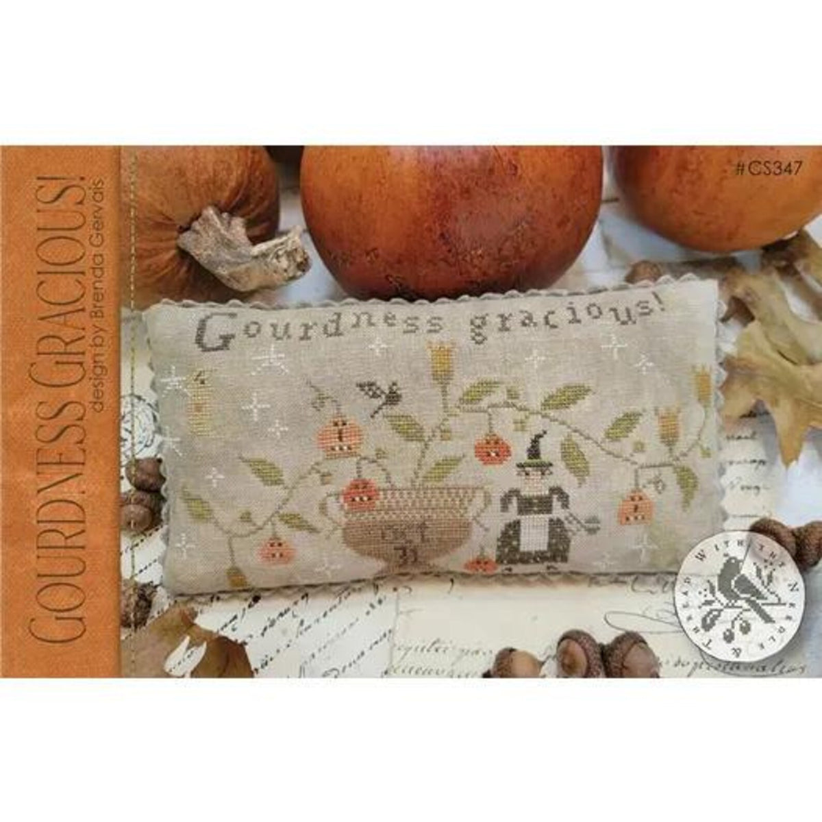 Gourd-ness Gracious! Cross Stitch by With Thy Needle & Thread - Paper Pattern