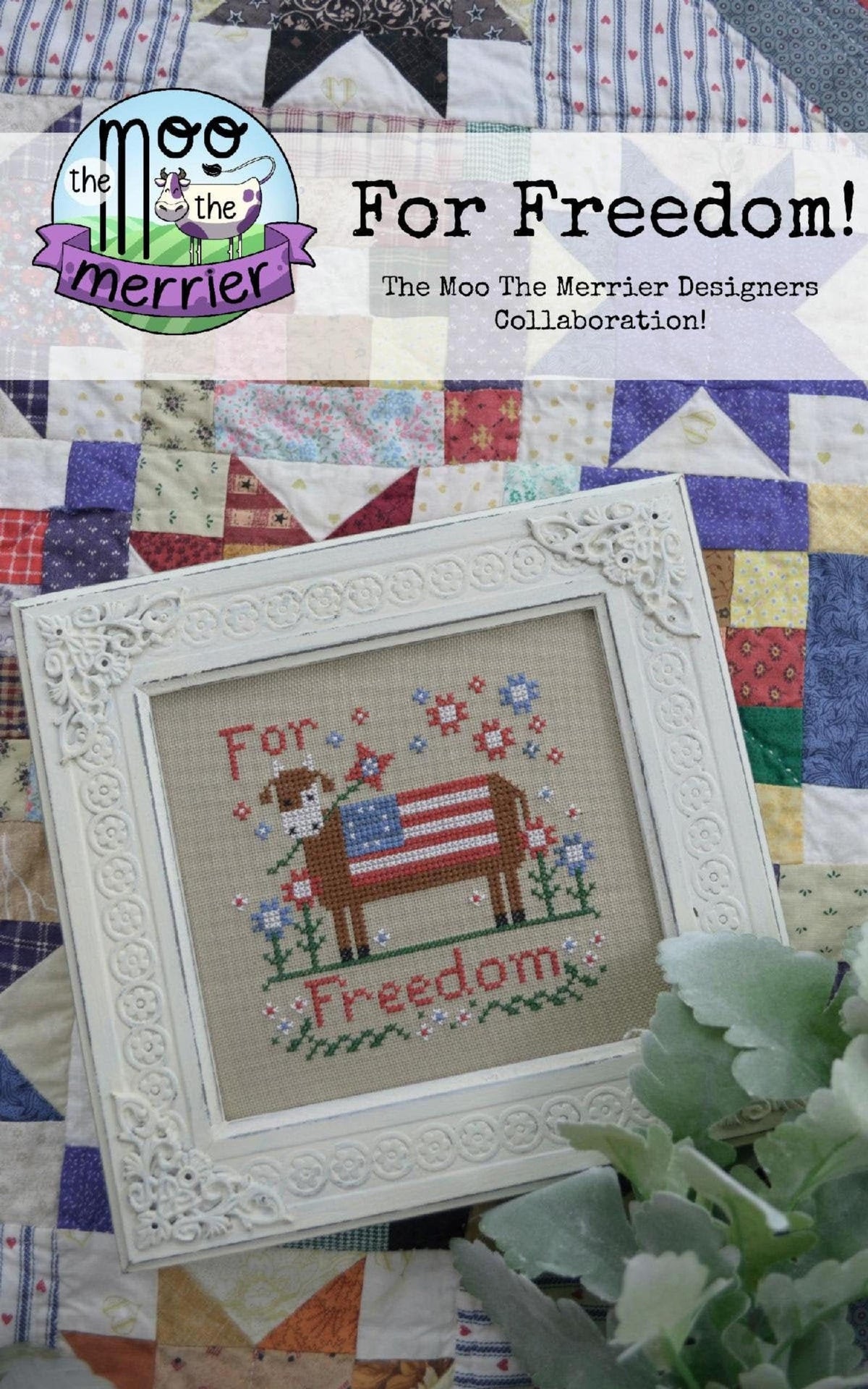 For Freedom A Designer Collaboration with The Moo The Merrier and Annie Beez Folk Art - PAPER Pattern A9