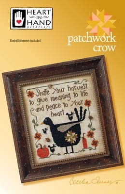 Patchwork Crow by Heart in Hand - PAPER Pattern