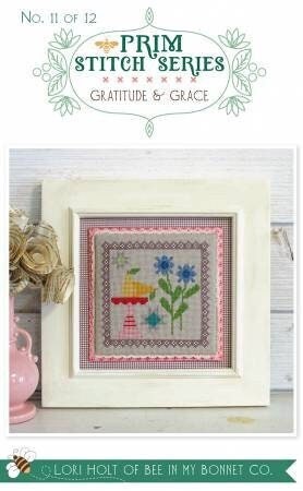 Prim Stitch Series Gratitude &amp; Grace No. 11 of 12 by Lori Holt of Bee in My Bonnet - PAPER Pattern