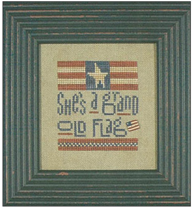 Grand Old Flag Cross Stitch by Heart in Hand - Paper Pattern