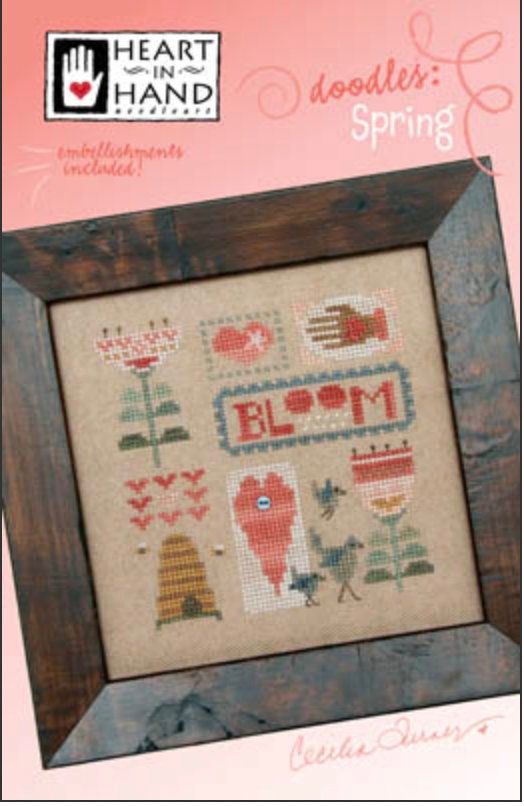 Doodles: Spring Cross Stitch by Heart in Hand Paper Pattern