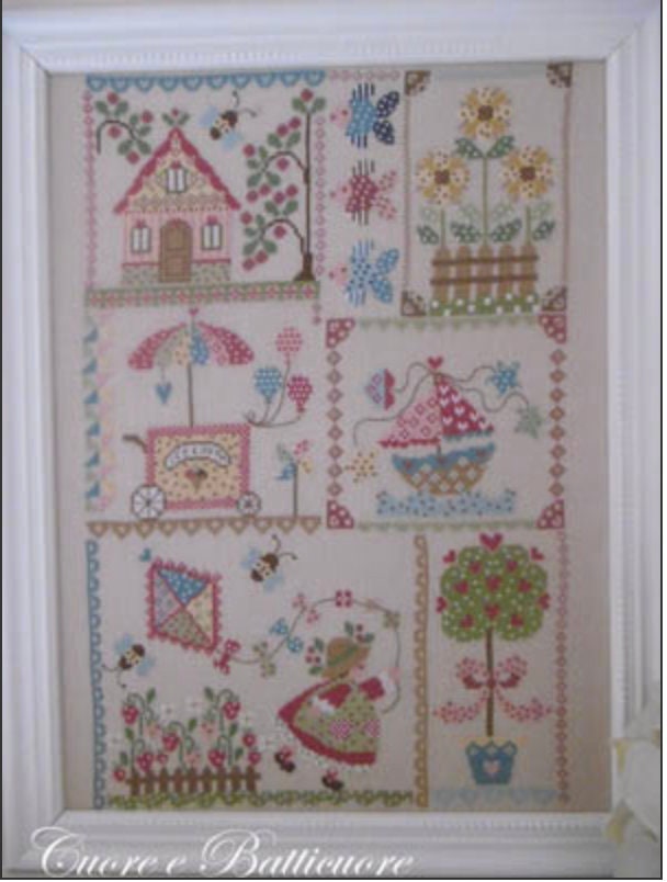 Summer in Quilt Cross Stitch by Cuore E Batticuore