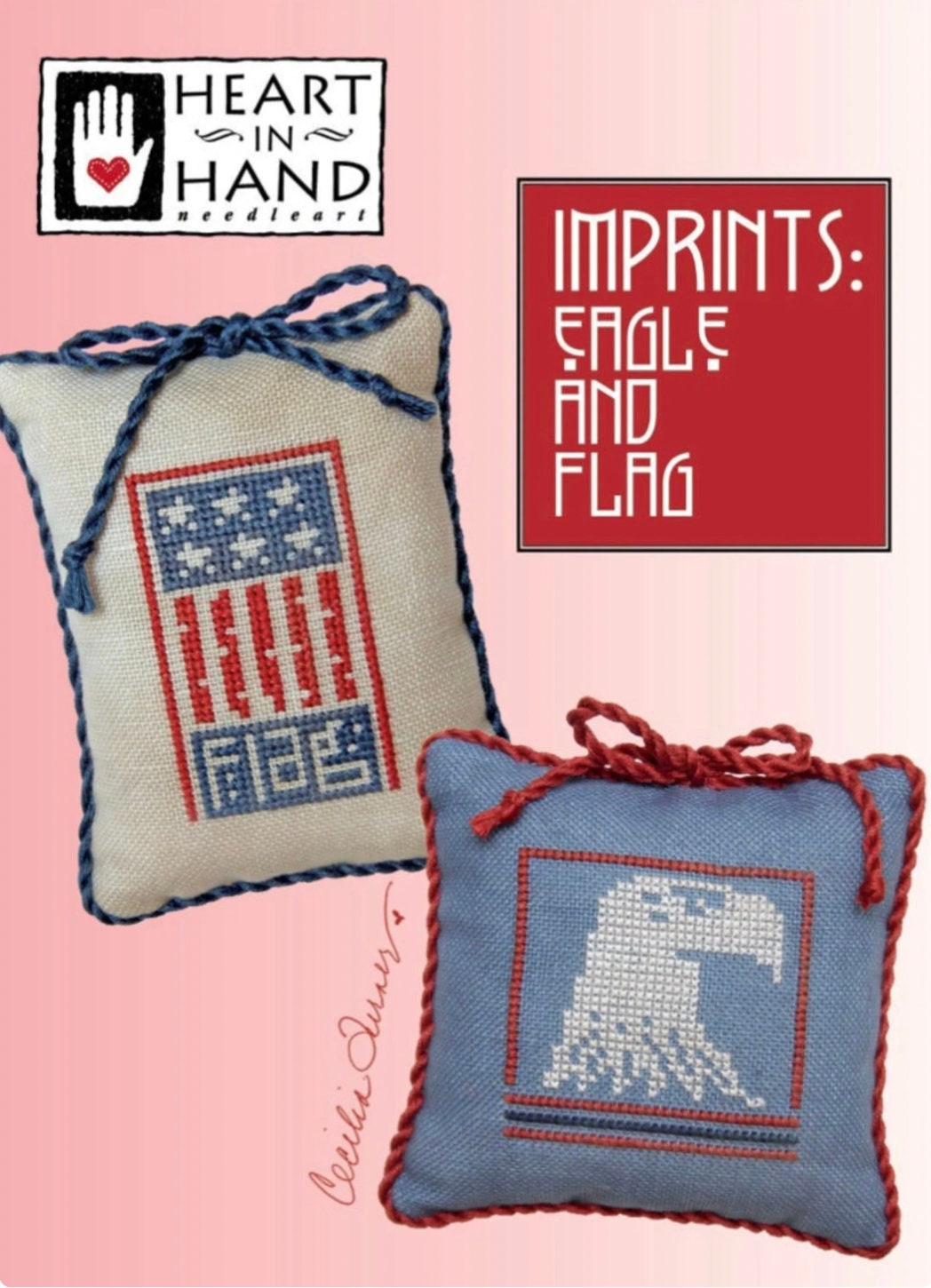 Eagle and Flag by Heart in Hand - Paper Pattern