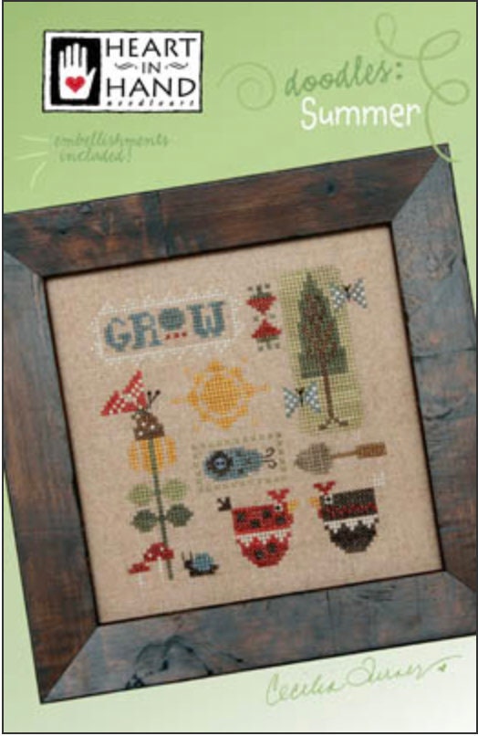 Doodles: Summer Cross Stitch by Heart in Hand Paper Pattern