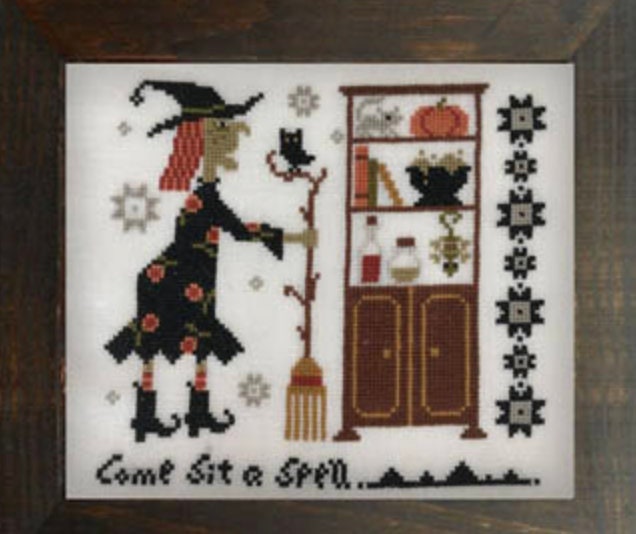 Witch&#39;s Pantry Cross Stitch by Barbara Ana Designs Paper Pattern