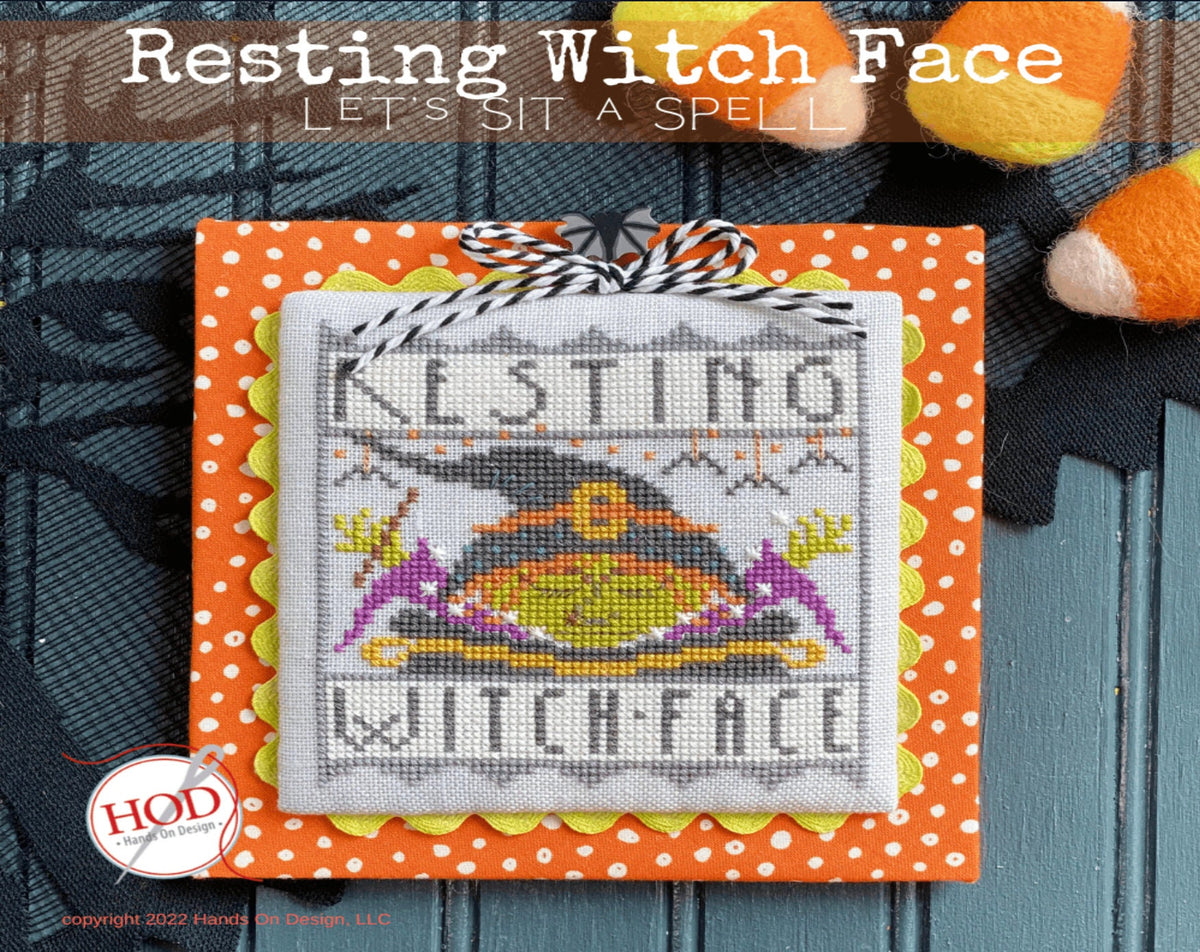 Resting Witch Face by Hands on Design Paper Pattern