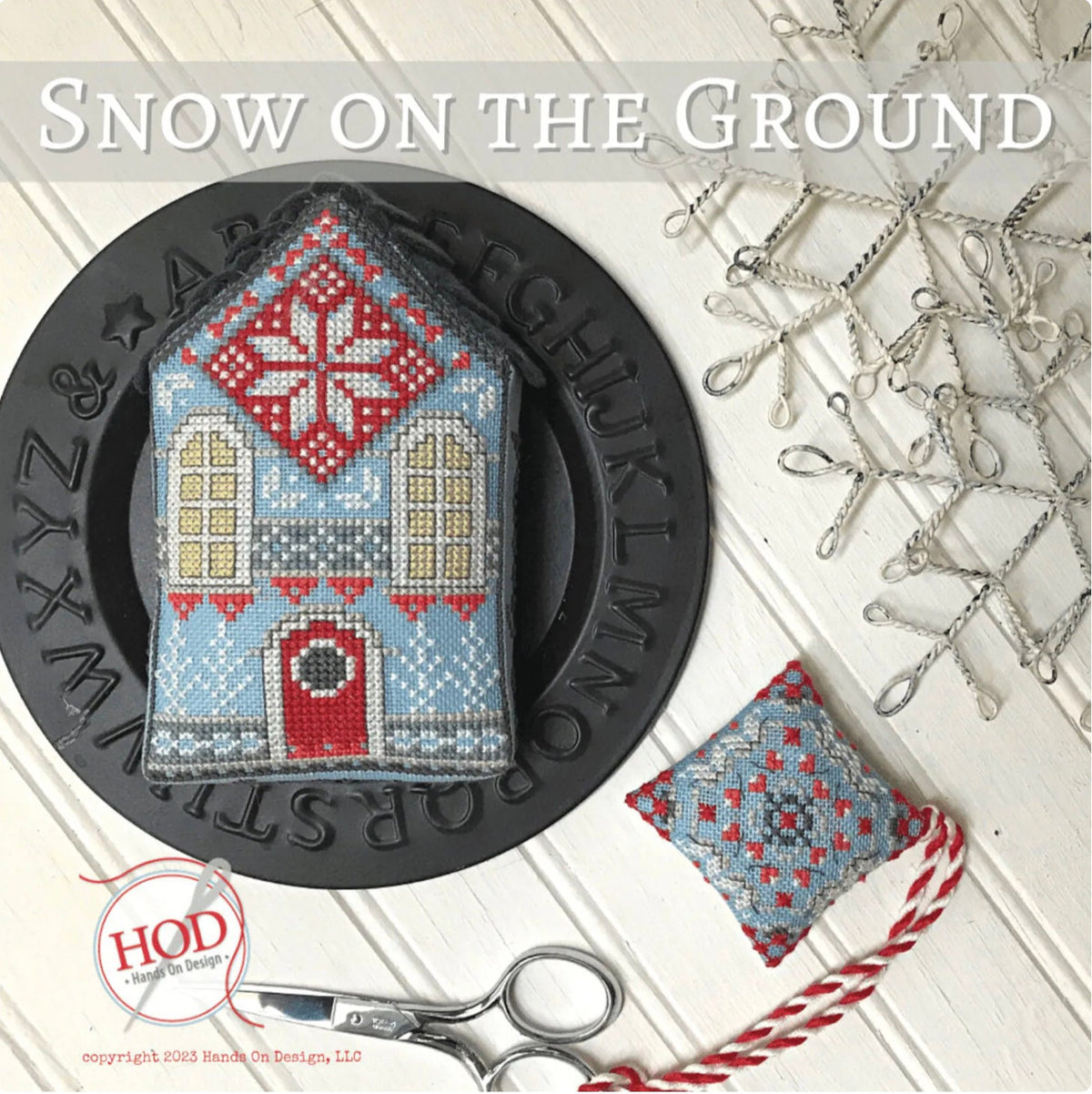 Snow on The Ground Cross Stitch by Hands on Design - PAPER Pattern