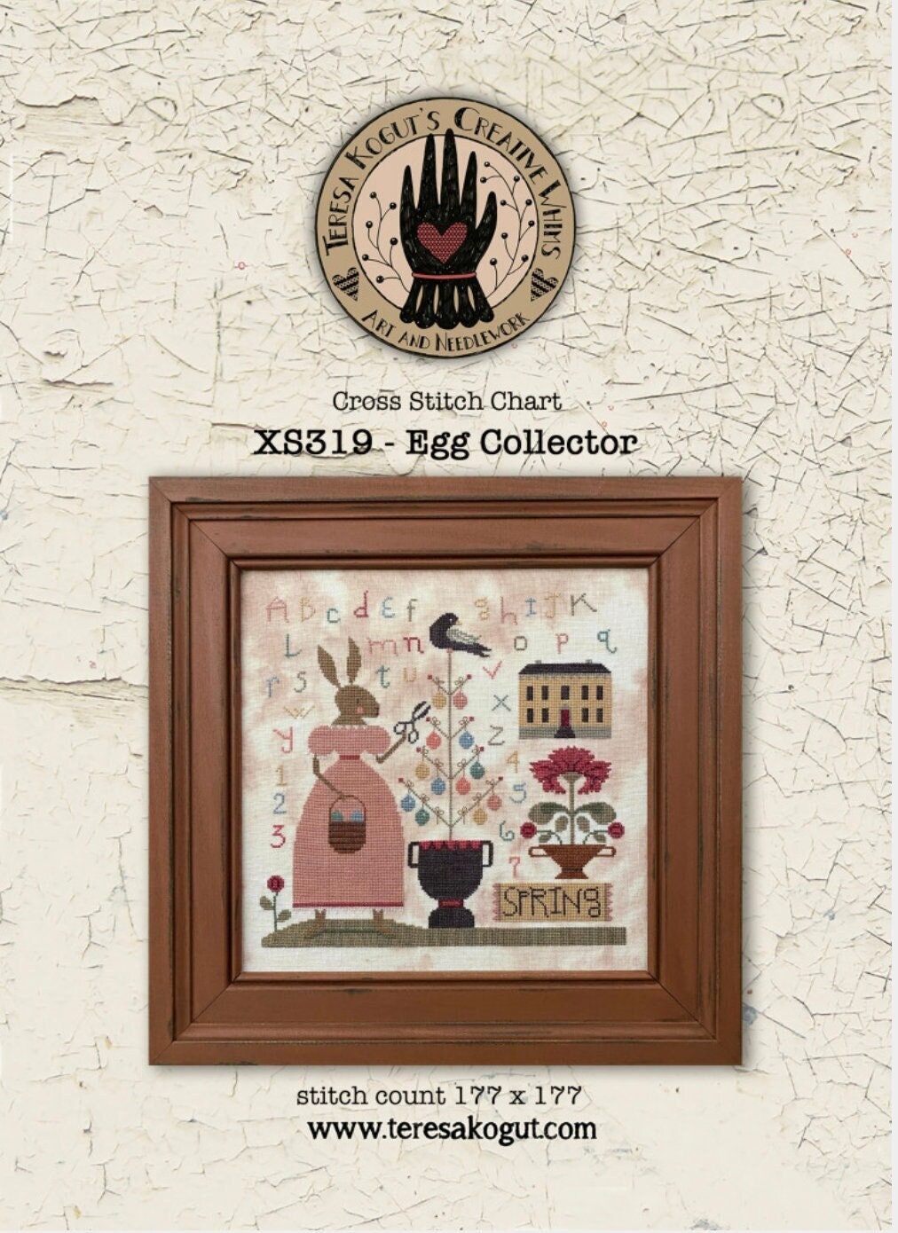 Egg Collector XS319 Cross Stitch By Teresa Kogut - Paper Pattern