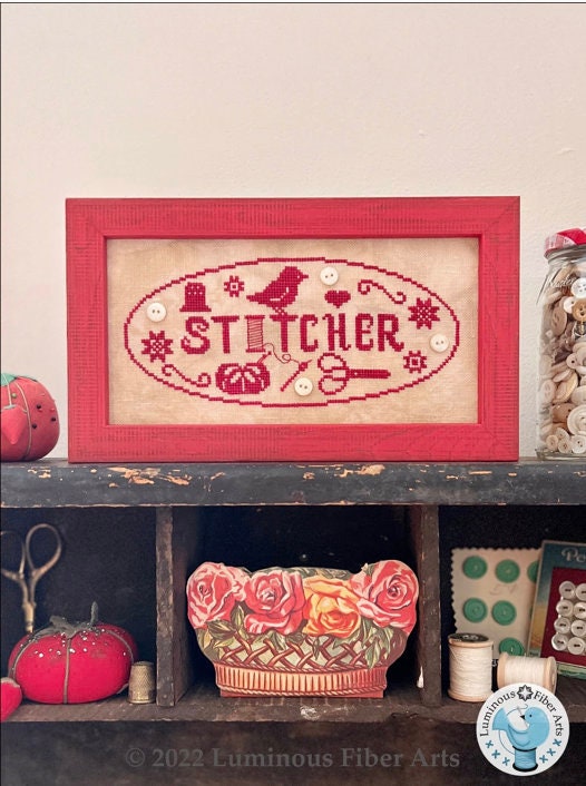 Stitcher Cross Stitch By Luminous Fiber Arts - Paper Pattern