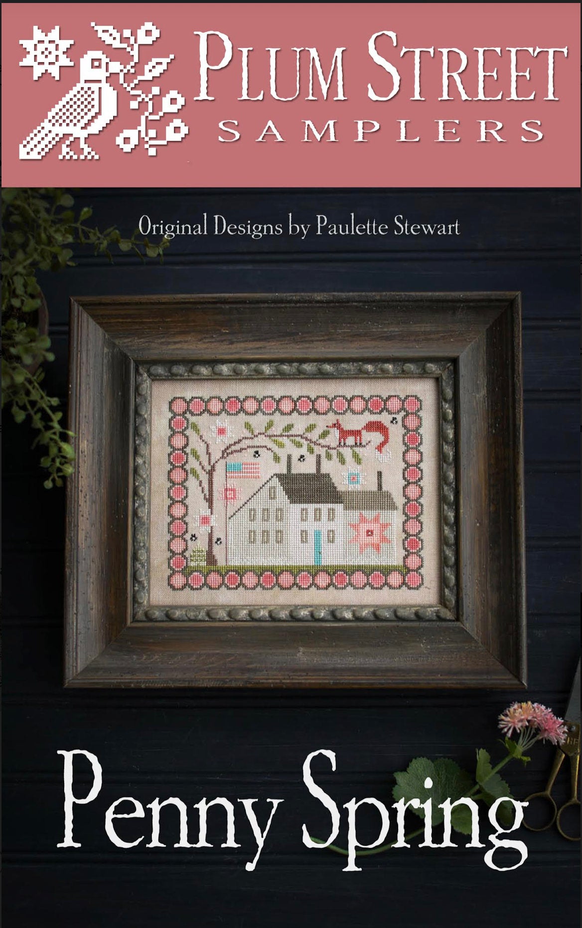 Penny Spring Cross Stitch By Plum Street Samplers - Paper Pattern